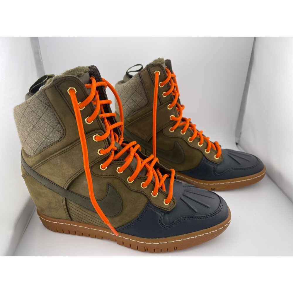 Nike Dunk Sky Hi Dark Loden Anthracite Sneaker Boot  2.0 Size 8.5